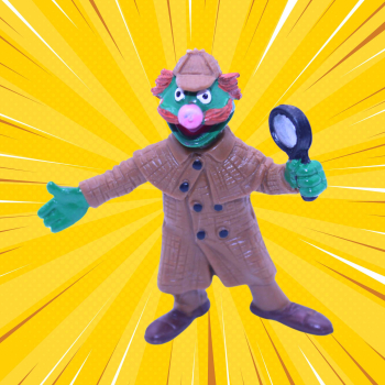 Sesamstraße Sherlock Hemlock PVC Figur – Vintage 80er | hoppla-stuff.de